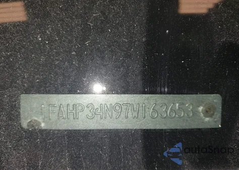 2007 Ford Focus S/Se/Ses z USA, uszkodzony, nr VIN 1FAHP34N97W163653